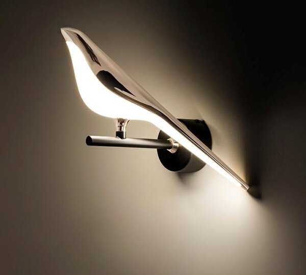 Moosee Bird lampă de perete 1x9 W alb-negru-auriu MSE010100292