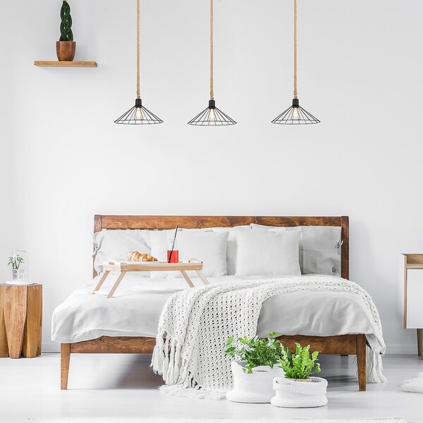 Rabalux Daryl lampă suspendată 1x40 W negru 5271