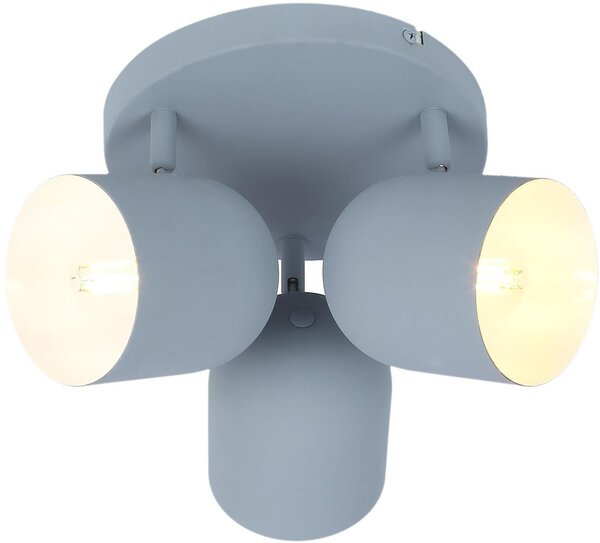 Candellux Azuro lampă de tavan 3x40 W gri 98-63236