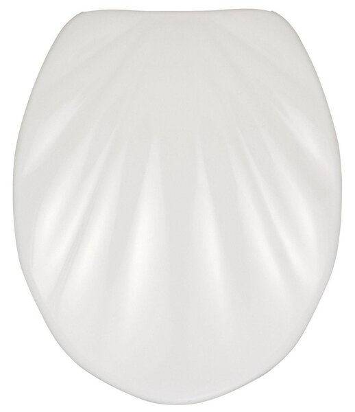 Wenko Seashell capac wc închidere lentă alb 18442100