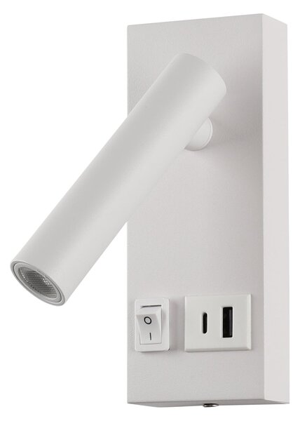 Aplica LED Klausen Smarty W 2W Alb 3000K Design Modern Minimalist 14.5x15x6 cm Lumina Calda Accent 38 Grade Ideala Pentru Dormitor Hol Eficienta