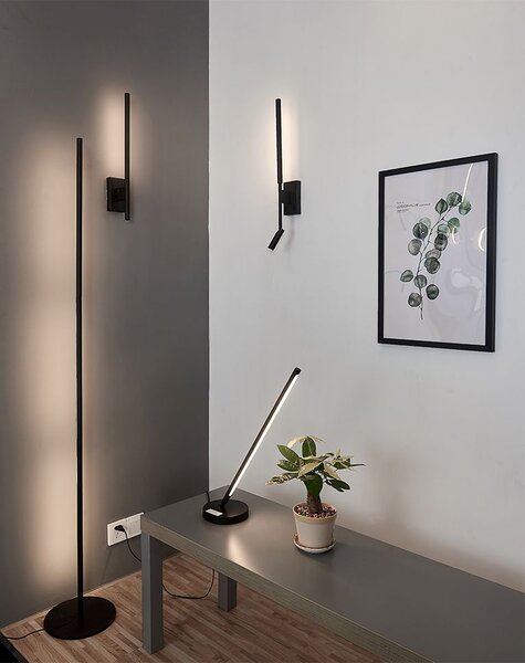 Mantra Torch lampă de perete 2x6 W negru 6703