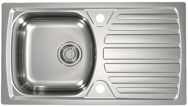 Alveus Basic chiuveta din otel 78x43.5 cm oţel 1136539