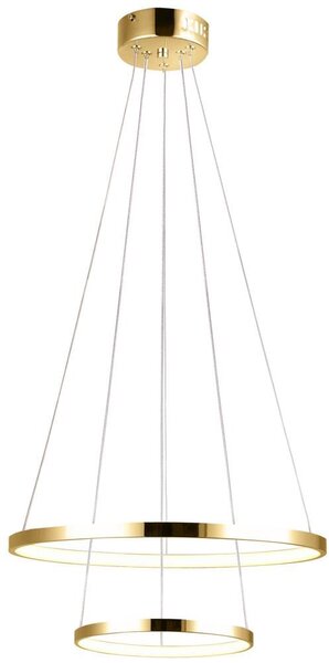 Candellux Lune lampă suspendată 2x40 W auriu 32-76281