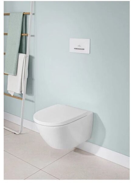 Villeroy & Boch Subway 3.0 vas wc agăţat fără margine alb 4670T0RW
