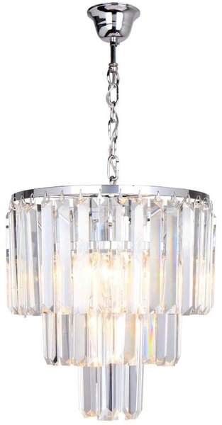 Zuma Line Amedeo lampă suspendată 4x40 W crom-cristal 17106/3+1-CHR