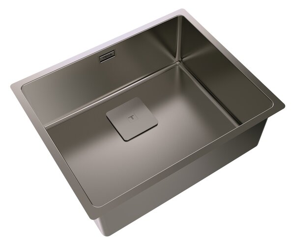 Teka Flexlinea chiuveta din oțel cu sifon 54x44 cm grafit 115000024