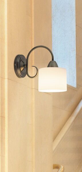 Rabalux Edith lampă de perete 1x60 W alb-alamă 7274