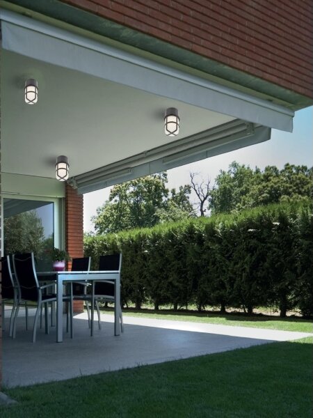 Spot de exterior TRITON 1xE27/28W/230V IP54 negru Redo 90195