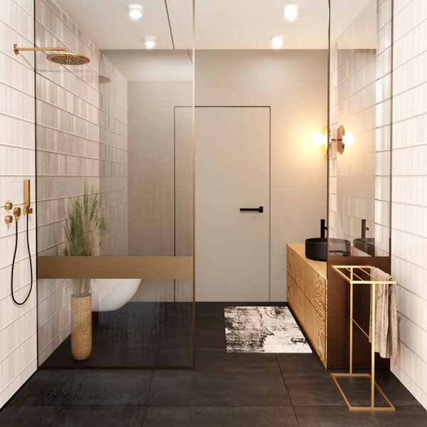 Baltica Design Narve suport prosop auriu 5904107905921