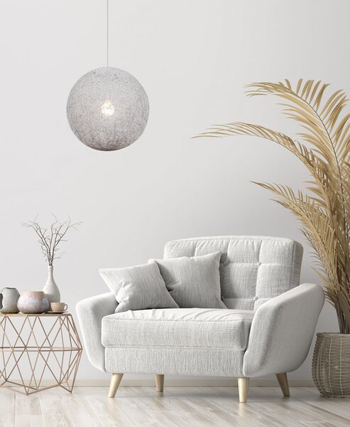 Candellux Caruba lampă suspendată 1x60 W alb 31-26913