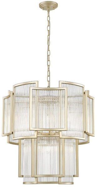Zuma Line Sergio lampă suspendată mai mult de 6x60 W transparent-auriu P0528-08A-V6AC