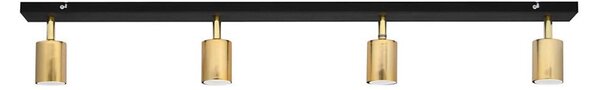 LED Spot TUNE 4xGU10/4,8W/230V auriu/negru