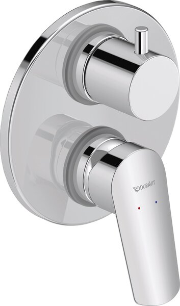 Duravit No. 1 baterie cadă-duș ascuns crom N15210008010