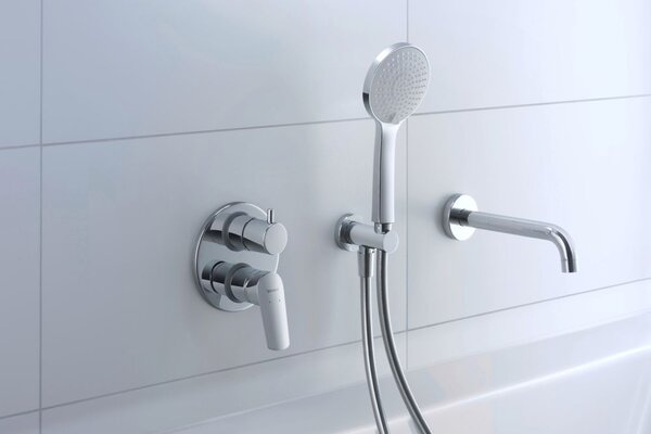Duravit No. 1 baterie cadă-duș ascuns crom N15210008010