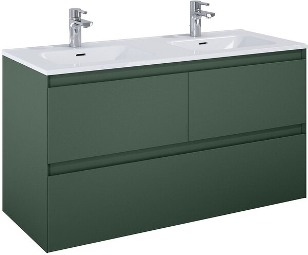 Elita Split dulap 120x45.8x63.5 cm sub chiuveta pe perete verde RE012007157010