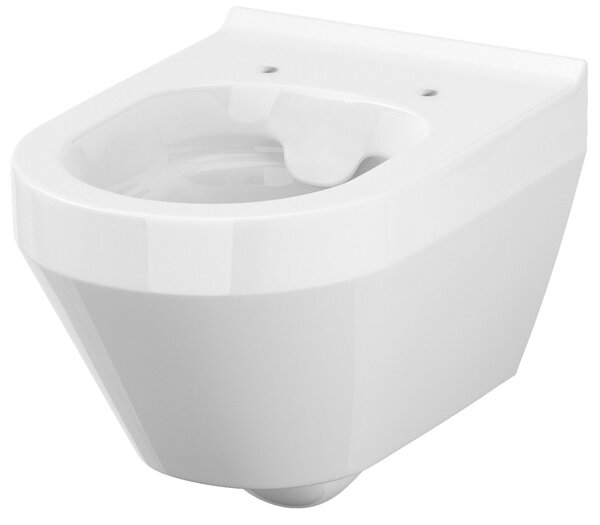 Set vas WC Cersanit Crea K114-015-ECO, capac WC Cersanit Crea K98-0177-ECO