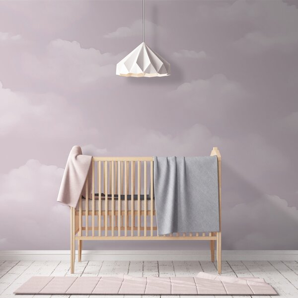 Tapet Nori roz în nuanțe pastelate delicate, Fototapet Pentru Copii, w03994v2 : Uwalls.ro