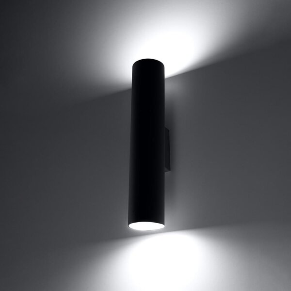 Sollux Lighting Lagos lampă de perete 2x40 W negru SL.0330