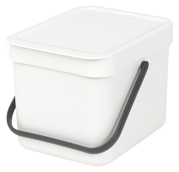 Brabantia Sort & Go cos de gunoi 6 l alb 109706