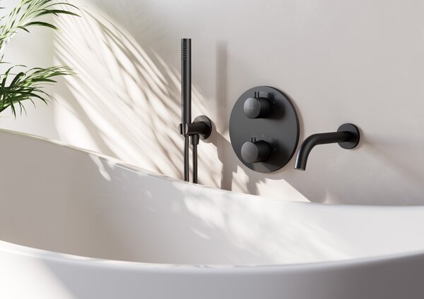 Cersanit Inverto set de duș perete negru S951-709
