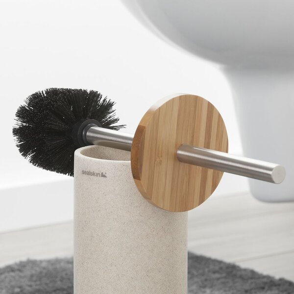 Sealskin Grace perie de toaletă stativ cremos 361910565