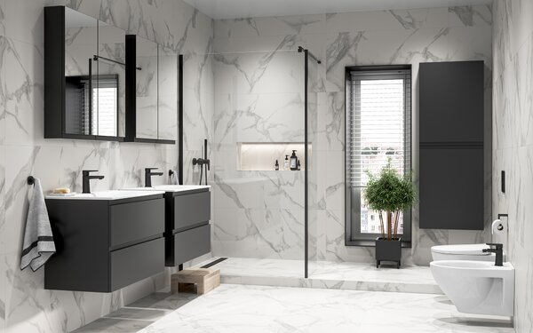 Cersanit Moduo lavoar cu dulap 79.5 cm antracit S801-473-DSM