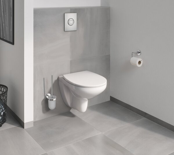 Grohe Bau Ceramic vas wc cu capac soft-close agăţat fără margine alb 39899000