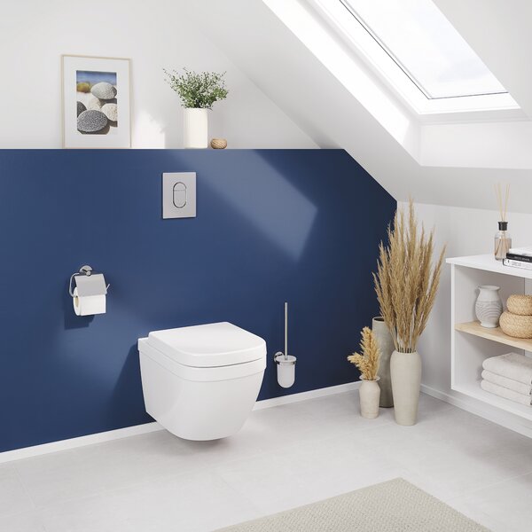 Grohe Bau Ceramic vas wc cu capac soft-close agăţat fără margine alb 39899000