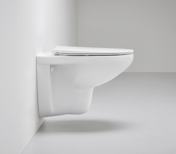 Grohe Bau Ceramic vas wc cu capac soft-close agăţat fără margine alb 39899000