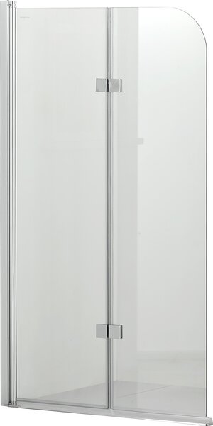 Hagser Anke paravan cadă 100 cm două piese crom luciu/sticlă transparentă HGR30000023