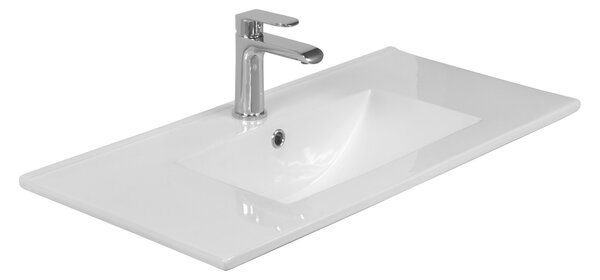 LaVita Floryda lavoar 82x40.5 cm dreptunghiular mobilier-încastrat alb luciu 5908211485034
