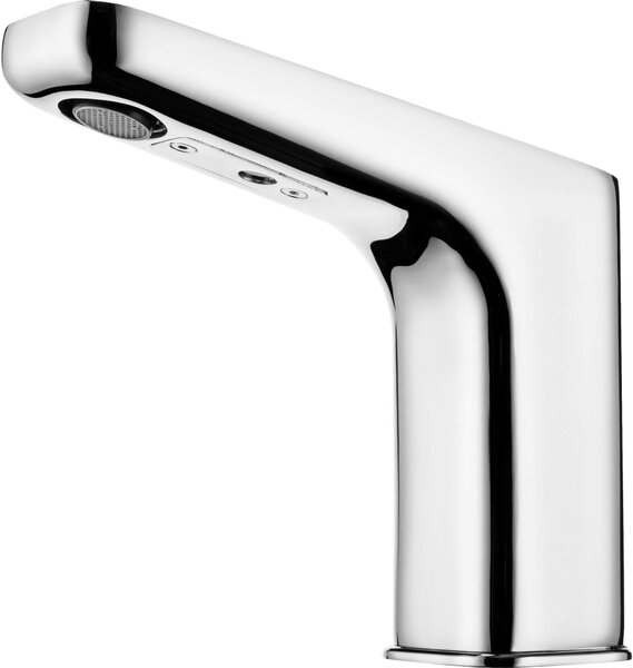 Deante Hiacynt, baterie lavoar cu senzor fără control al temperaturii, alimentare 6xAA, crom, BQH_028R