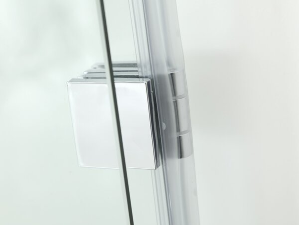 Hagser Anke paravan cadă 120 cm trei piese crom luciu/sticlă transparentă HGR40000023