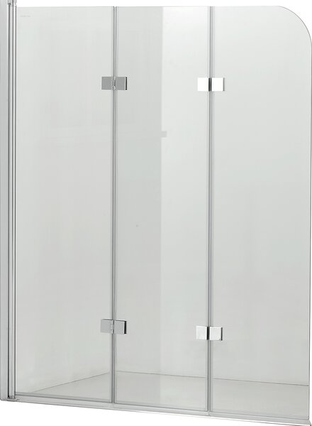 Hagser Anke paravan cadă 120 cm trei piese crom luciu/sticlă transparentă HGR40000023