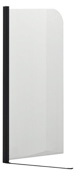 Hagser Anke paravan cadă 70 cm o piesă negru mat/sticlă transparentă HGR50000023