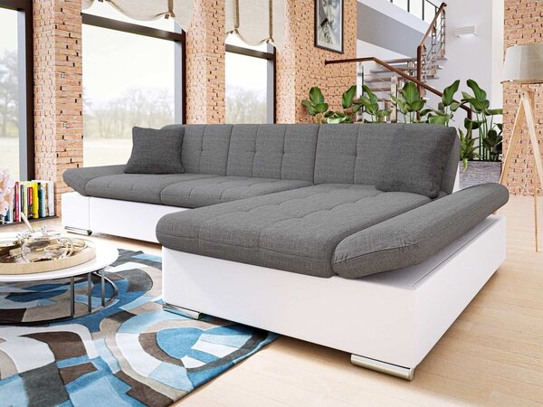 Colțar cu funcție de dormit Raphael (D) (piele ecologică Soft 017 + Lux 06 + Lux 05). 1060103