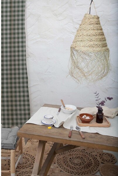 Draperie Really Nice Things Cortina Hogar Green Vichy, verde