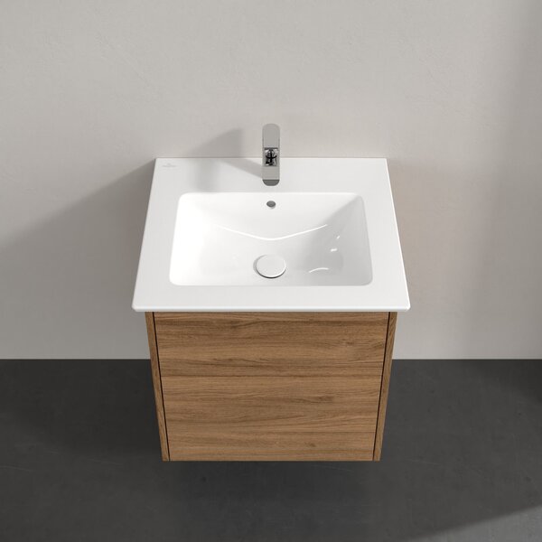 Villeroy & Boch Finero lavoar cu dulap și oglindă 60 cm stejar S00300RHR1