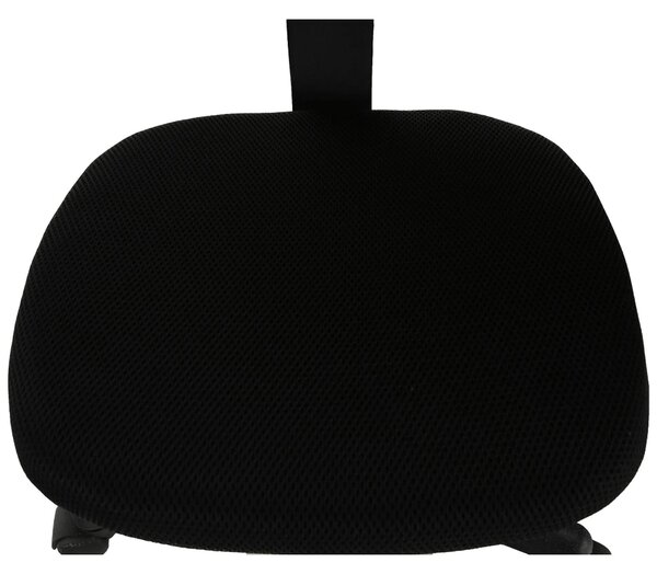 Scaun birou MESH, portocaliu/negru, plastic/plasa, 39x49x78/90 cm