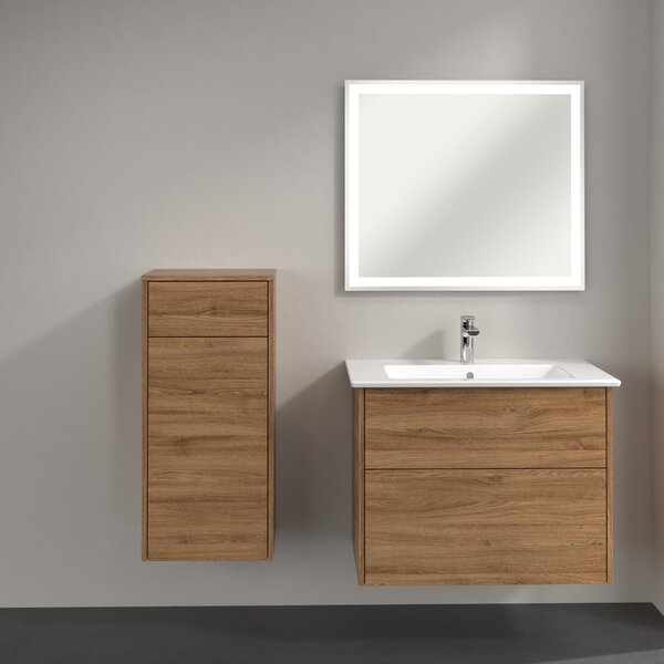 Villeroy & Boch Finero dulap 40x35x87 cm laterala pe perete stejar C53100RH