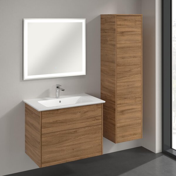 Villeroy & Boch Finero dulap 40x35x155 cm laterala pe perete stejar C53201RH