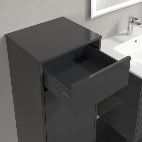 Villeroy & Boch Finero dulap 40x35x87 cm laterala pe perete gri C53100FP
