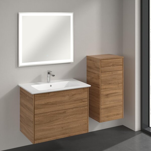 Villeroy & Boch Finero dulap 40x35x87 cm laterala pe perete stejar C53101RH