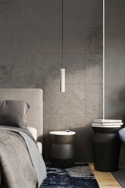Sollux Lighting Luvo lampă suspendată 1x40 W negru-beton SL.0653