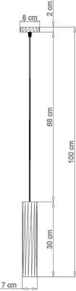 Sollux Lighting Luvo lampă suspendată 1x40 W negru-beton SL.0653