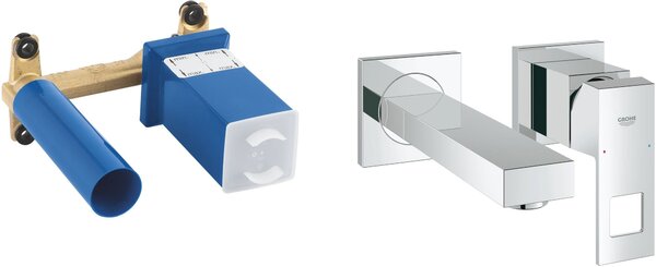Set baterie lavoar Grohe Eurocube 19895000, element ascuns Grohe 23200002