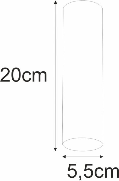 Kaja Mile Black lampă de tavan 1x10 W negru K-4405