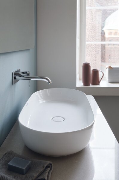 Duravit Luv lavoar 80x40 cm ovale de blat alb luciu 0379800000