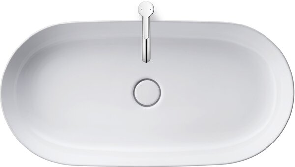 Duravit Luv lavoar 80x40 cm ovale de blat alb luciu 0379800000